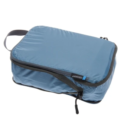 Organizer podróżny z kompresją Cocoon Squeezer Compression Packing Cube Light ash blue L 36 x 26 x 8 (2,5) cm 