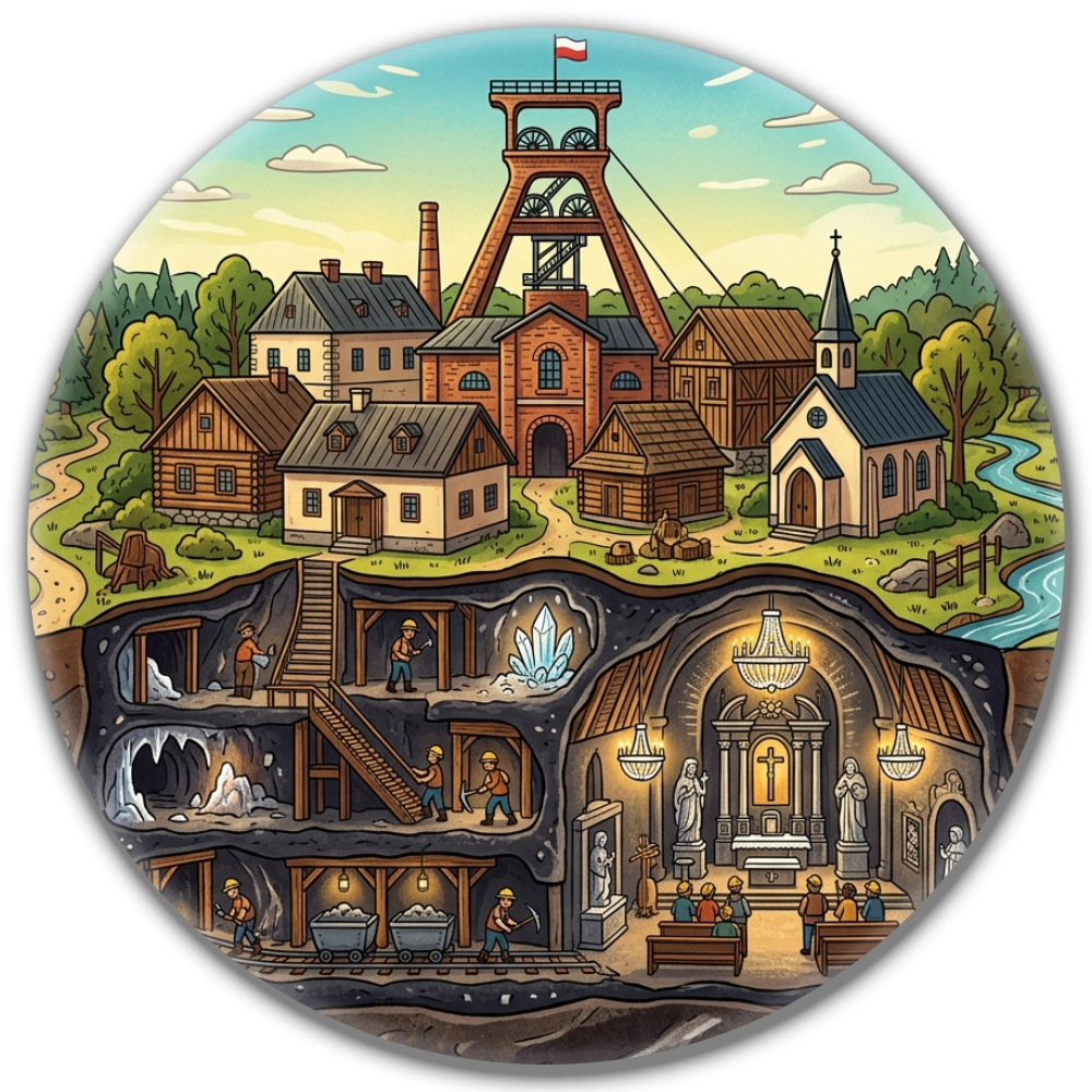 przypinka turystyczna Wieliczka.webp