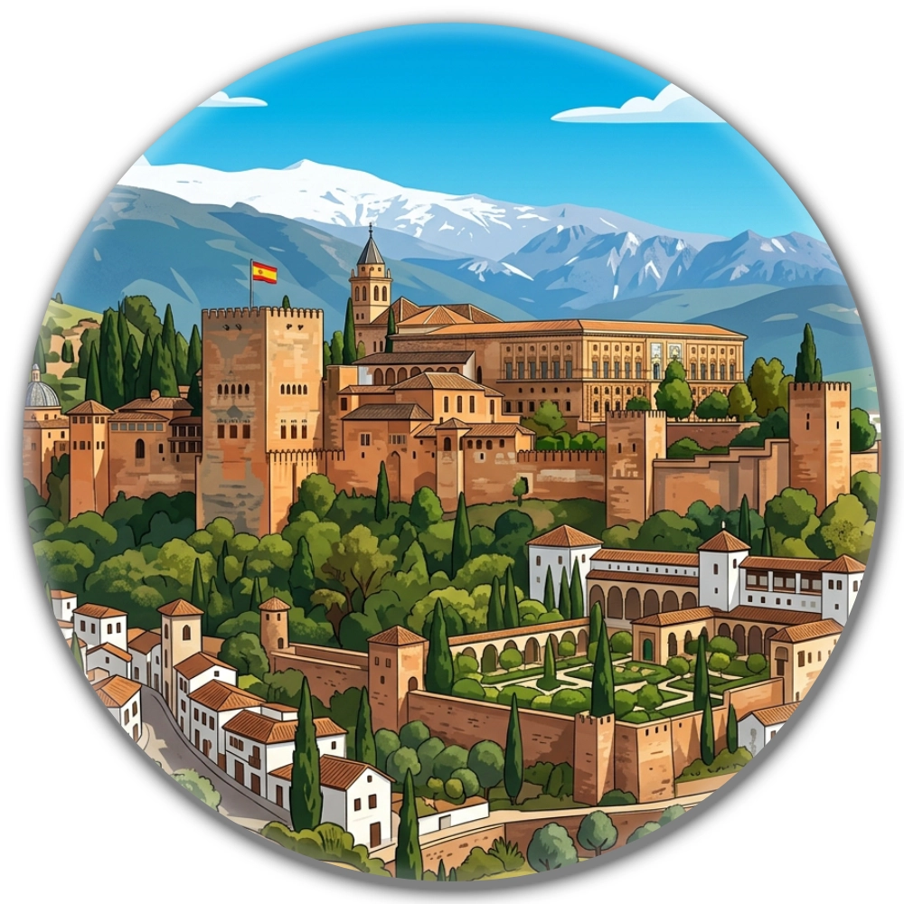 przypinka turystyczna Alhambra.webp