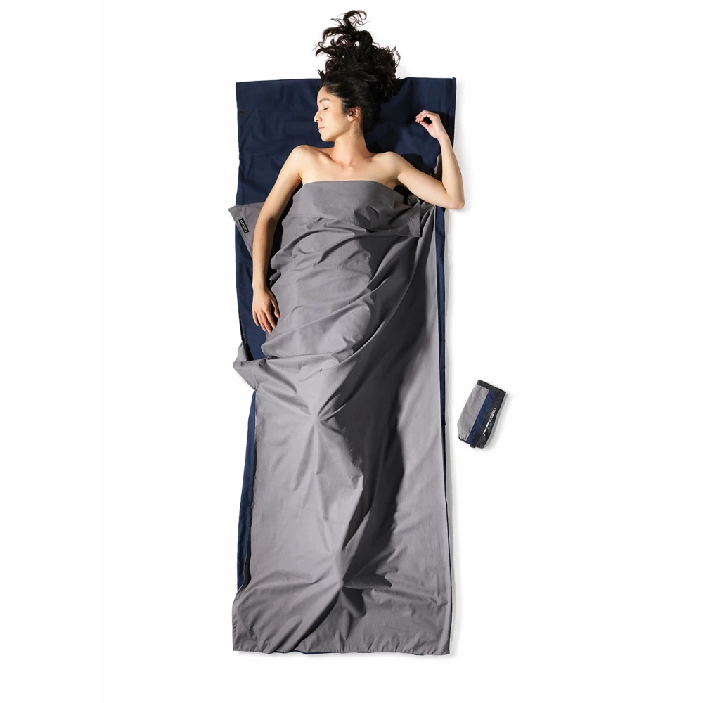 Wkładka podróżna bawełniana Cocoon TravelSheet Cotton tuareg-elephant grey