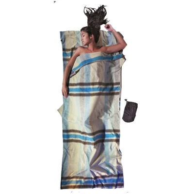 Wkładka podróżna z miękkiej flaneli Cocoon TravelSheet Flannel african rainbow