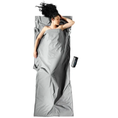 Wkładka podróżna z bawełny i ochroną przeciwko owadom Cocoon TravelSheet Cotton Insect Shield safari grey