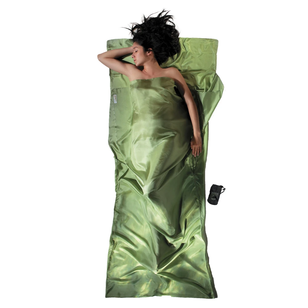 Wkładka podróżna jedwabna z ochroną przed owadami Cocoon TravelSheet Silk Insect Shield vine