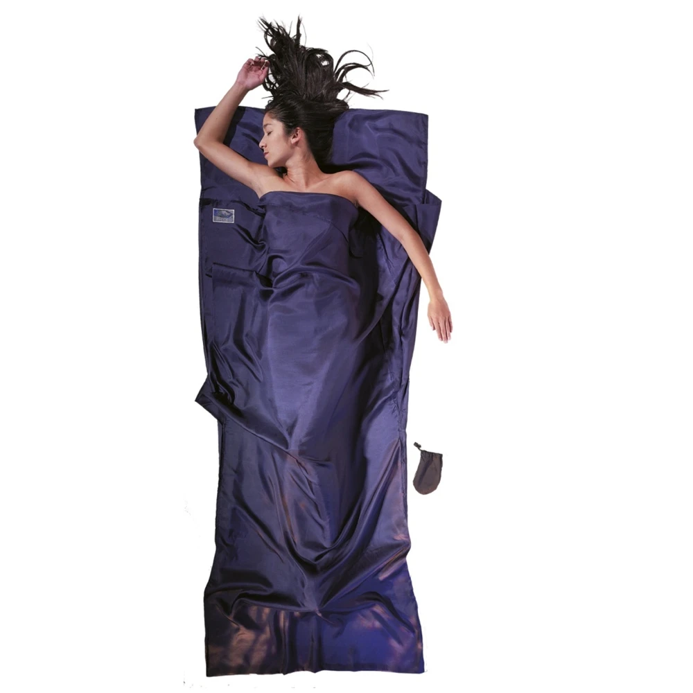 Wkładka podróżna jedwabna wzmacniana Cocoon TravelSheet Ripstop Silk tuareg