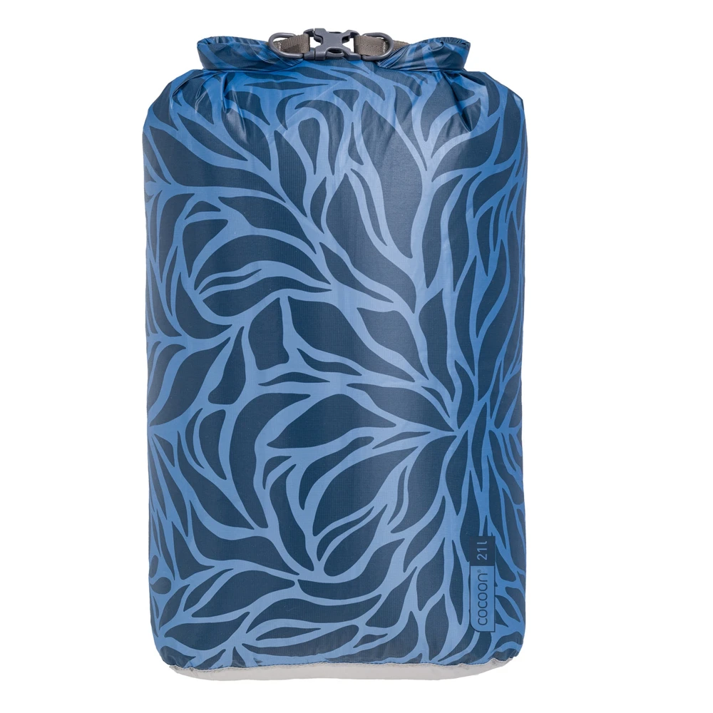 Worek wodoszczelny Cocoon Drybag Hyperlight 21L blue leaves