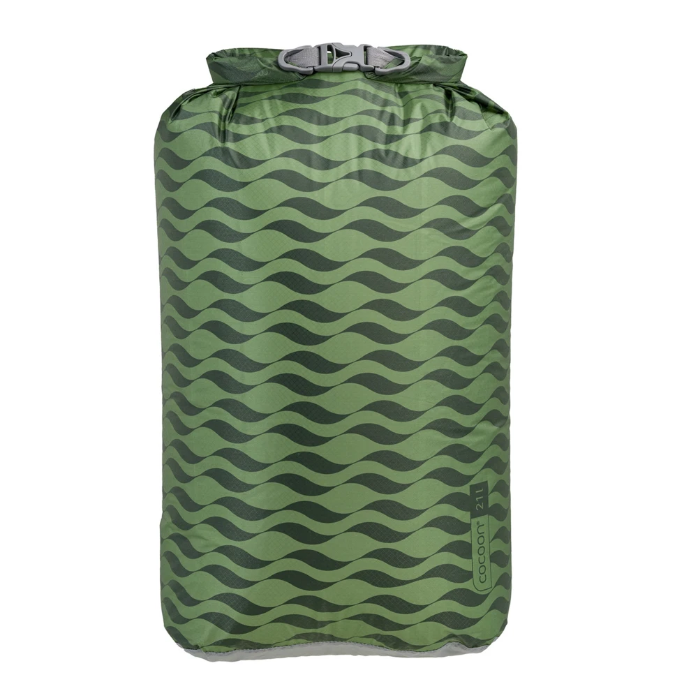 Worek wodoszczelny Cocoon Drybag Ultralight 21L green waves