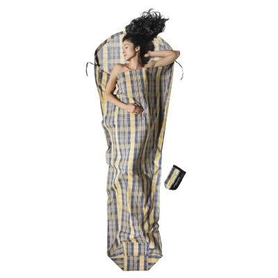 Wkładka do śpiwora Cocoon MummyLiner Cotton travel checks