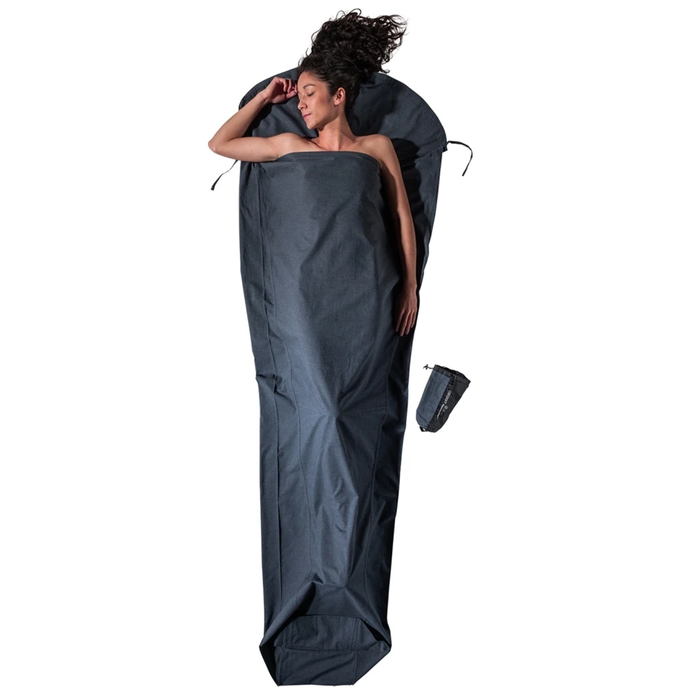 Wkładka do śpiwora z organicznej bawełny Cocoon Organic Cotton heather grey