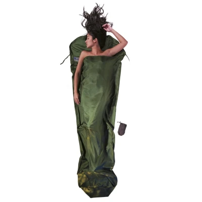 Wkładka do śpiwora Cocoon MummyLiner Silk dark olive green