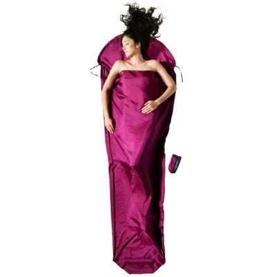 Wkładka do śpiwora Cocoon MummyLiner Silk mulberry red