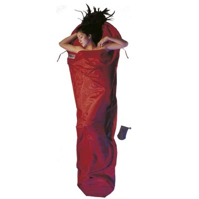 Wkładka do śpiwora Cocoon MummyLiner Silk/Cotton monk's red