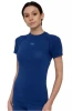 Koszulka termoaktywna damska Brubeck Active Merino SS1458W niebieski