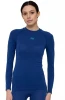 Koszulka termoaktywna damska Brubeck Active Merino LS1734W niebieski