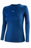 Koszulka termoaktywna damska Brubeck Active Merino LS1734W niebieski