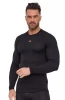 Koszulka termoaktywna męska Brubeck Active Merino LS1734W czarny