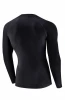 Koszulka termoaktywna męska Brubeck Active Merino LS1734W czarny