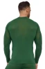 Koszulka termoaktywna męska Brubeck Active Merino LS1733W zielony