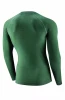 Koszulka termoaktywna męska Brubeck Active Merino LS1733W zielony