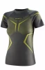 Koszulka termoaktywna damska Brubeck Dry SS1465W szary/limonka