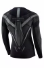 Bluza męska Brubeck Dry LS1743M czarny/grafitowy
