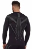 Bluza męska Brubeck Dry LS1743M czarny/grafitowy