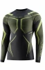 Bluza męska Brubeck Dry LS1743M grafit/limonka