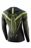 Bluza męska Brubeck Dry LS1743M grafit/limonka