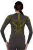 Bluza damska Brubeck Dry LS1736W szary/limonka
