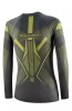 Bluza damska Brubeck Dry LS1736W szary/limonka