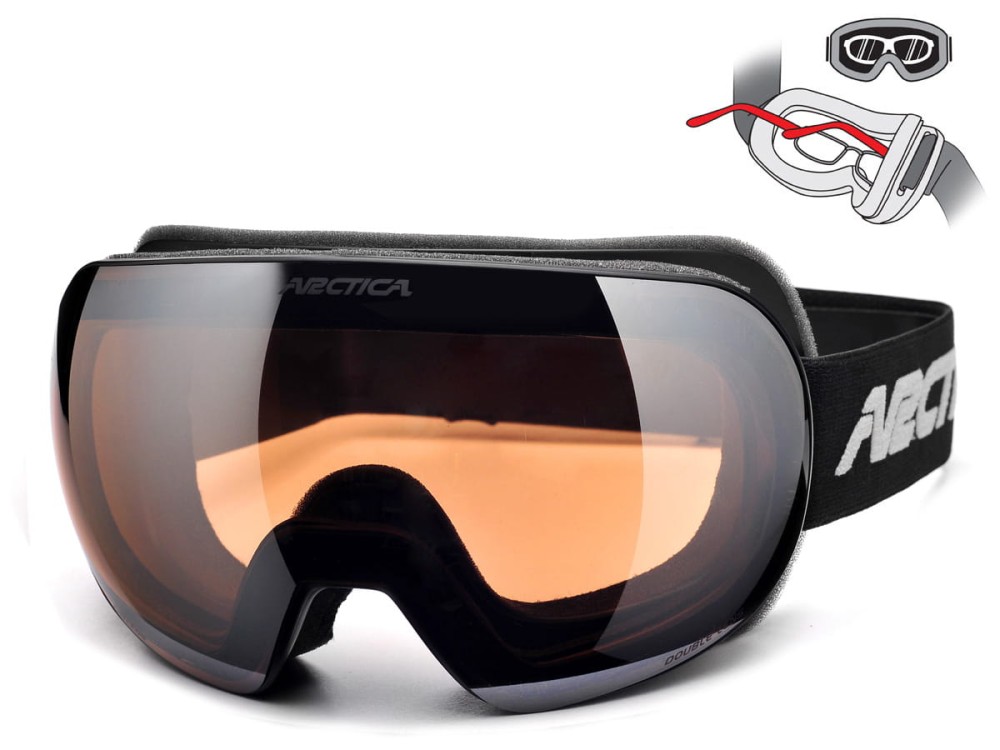 Gogle Narciarskie Arctica G-104A na okulary korekcyjne