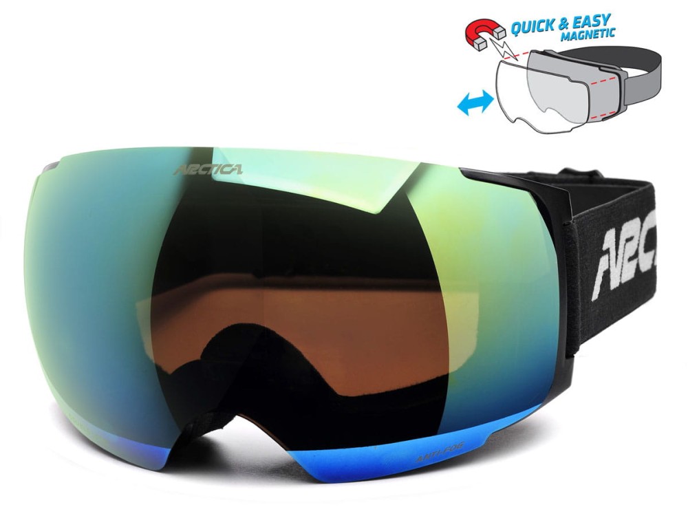 Gogle Narciarskie Arctica G-105B z magnetycznymi soczewkami