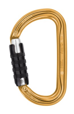 Karabinek PETZL Am'D Triact-Lock Złoty M34A TLY