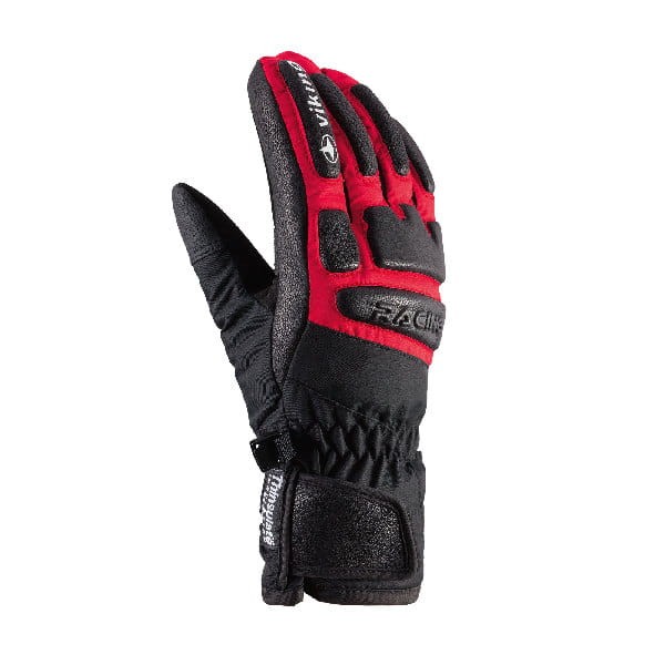 Rękawice Narciarskie Dziecięce Viking Coach Jr 34 czarno-czerwony