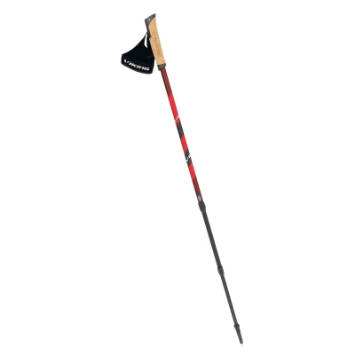 Kije Nordic Walking Viking Kube Pro 34 czerwono-czarno-biały