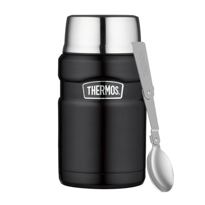 Termos obiadowy z łyżką Thermos 710ml czarny mat 173053