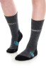 Skarpetki Outdoorowe Damskie Brubeck Trekking Light BTR002/W Grafit/Turkus