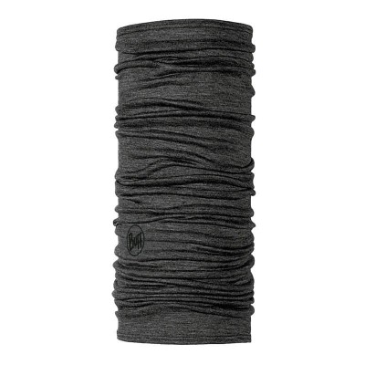 Chusta wielofunkcyjna z wełny merynosów Buff Merino Lightweight Solid Grey