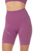 Legginsy krótkie damskie Brubeck Gym LB10440 wrzosowy