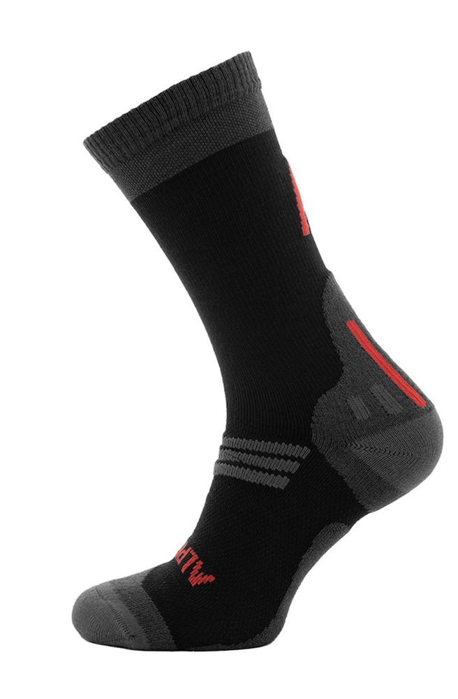 Skarpety trekkingowe z merino Alpinus Valletto czarny