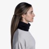 Komin wielofunkcyjny z wełny merynosów Buff Merino Heavyweight Solid Black