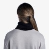 Komin wielofunkcyjny z wełny merynosów Buff Merino Heavyweight Solid Black