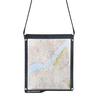 Wodoodporny pokrowiec na mapę Lifeventure  Waterproof Map Case Grey