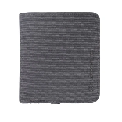 Portfel z ochroną przed kradzieżą Lifeventure RFID Compact  Wallet Recycled Grey 