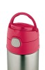 Butelka termiczna ze słomką dla dzieci Thermos FUNtainer 470ml różowy 120023