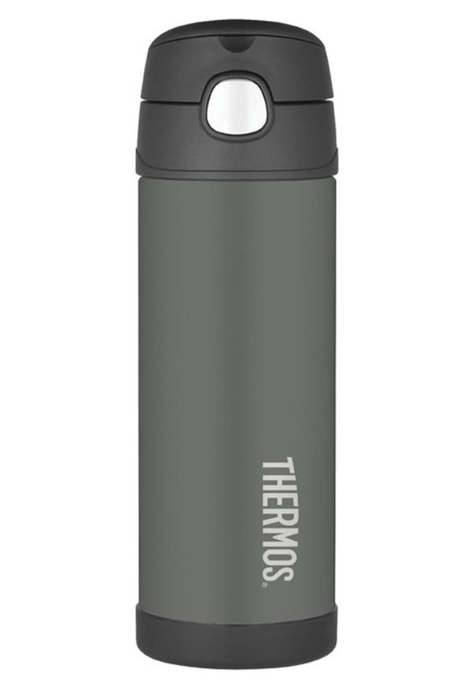 Butelka termiczna ze słomką dla dzieci Thermos FUNtainer 470ml czarny 120021