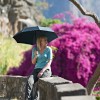 Parasolka turystyczna Lifeventure Trek Umbrella Medium Czarny