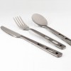 Sztućce turystyczne stalowe Lifeventure Basic Cutlery Set