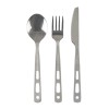 Sztućce turystyczne stalowe Lifeventure Basic Cutlery Set