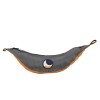 Hamak dwuosobowy turystyczny Ticket to the Moon Original Orange-Dark Grey
