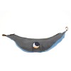 Hamak rodzinny turystyczny Ticket to the Moon King Size Aqua-Dark Grey